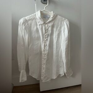 Witchery Ivory Women’s Linen Blouse